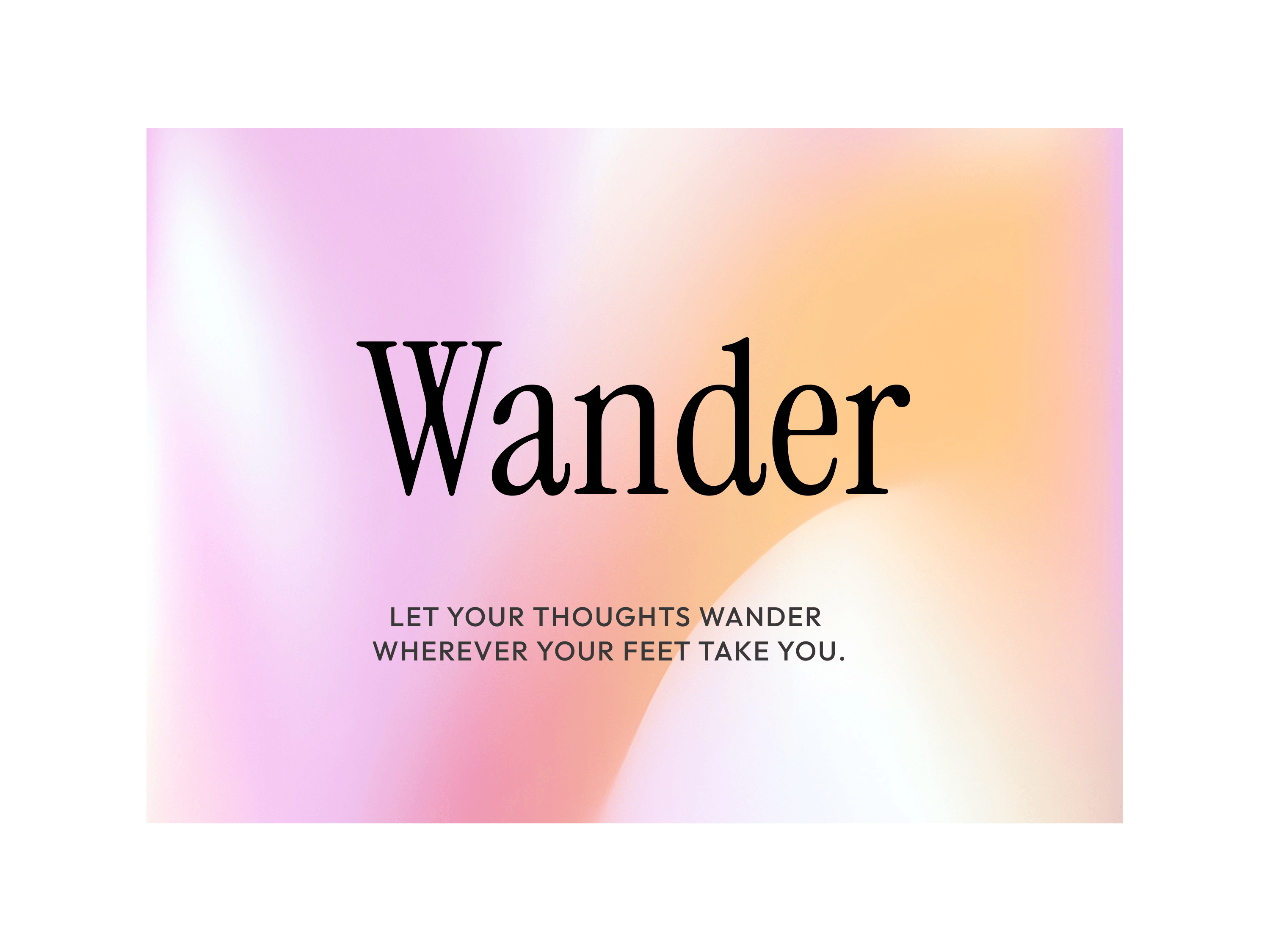 Wander